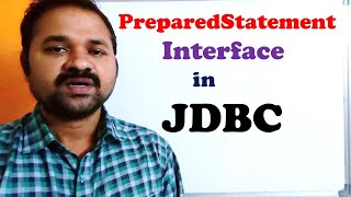 PreparedStatement Interface in JDBC || Web Technologies || Advanced Java