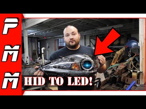 How to convert HID headlights to LED | Lexus IS250 IS300 IS350 ISF