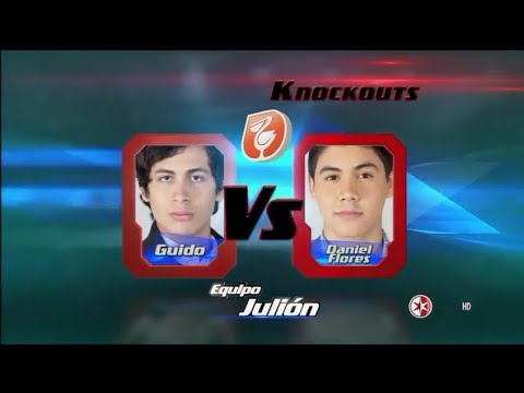 Guido Rochin vs Daniel Flores ((los knockouts la voz México 2014)