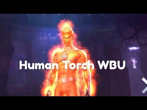 Ebony Maw WBU with Human Torch - MARVEL Future Fight