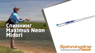 Удилище спиннинговое maximus neon midori