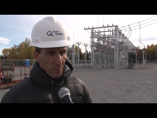 Conférence de presse – Inauguration poste électrique d’Hydro-Québec 15 octobre 2016