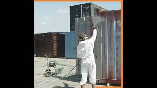 Repainting Shipping Containers