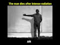 Radiation lives the man shadow on wall || Real experiment #shorts#short