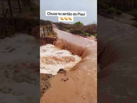 CHUVAS CHEGAM COM FORÇA NO SERTÃO NORDESTINO!  LOCALIDADE ATRÁS DA SERRA ISAÍAS COELHO PI