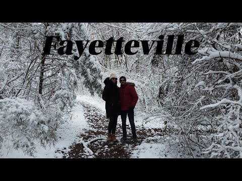 We ended up in Fayetteville, Arkansas