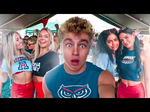 I went to the biggest event at the American college! 😈🇺🇸