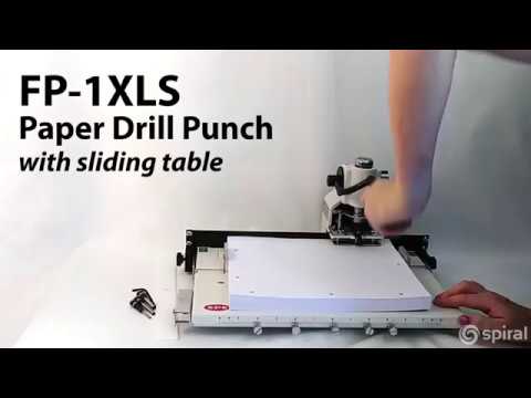 FP 1-XLS Paper Hole Drill with Moving Table
