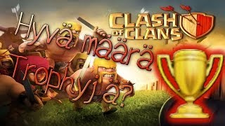 preview picture of video 'Clash of Clans - Hyvä määrä trophyjä - Muwex'
