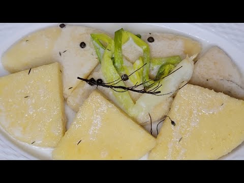 Jamaican Steamed Bammy In Coconut Milk