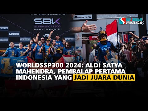 WorldSSP300 2024: Aldi Satya Mahendra, Pembalap Pertama Indonesia yang Jadi Juara Dunia