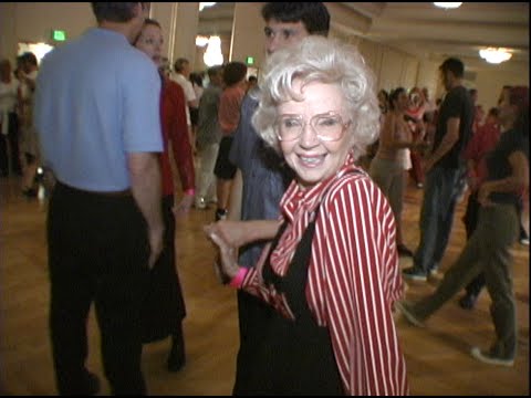 Jean Veloz social dancing with me as a beginner. 8-4-2002