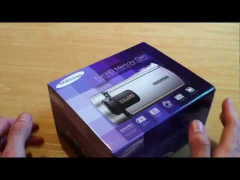 Samsung HMX-H300 HD Camcorder - Unboxing