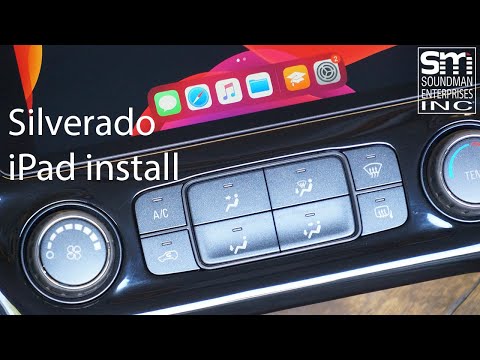 Chevy Silverado iPad installation