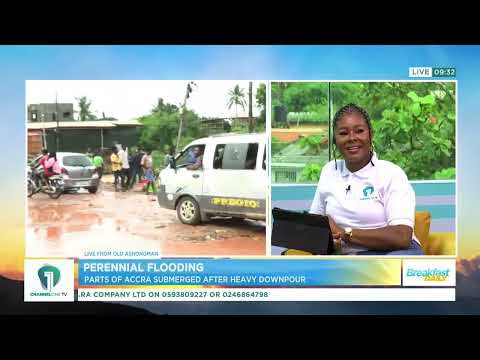 LIVE UPDATES: Old Ashongman Flooding After Heavy Downpour | Caleb Kudah Reports From Scene