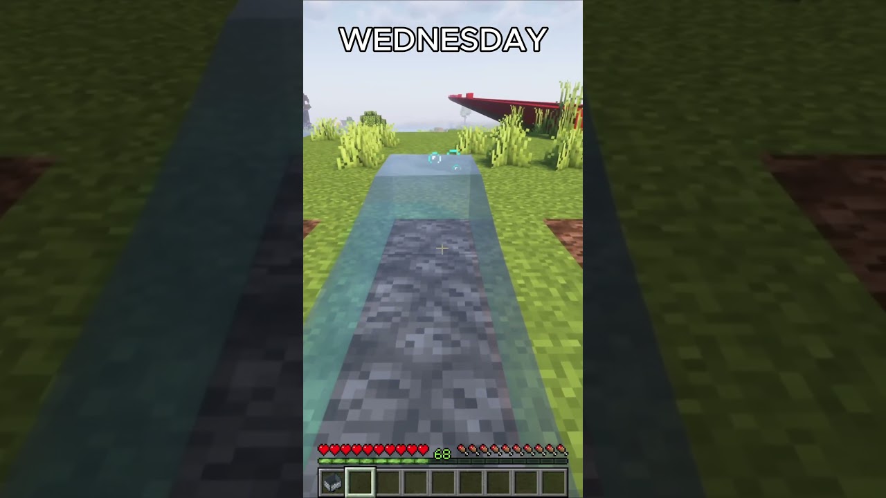 How It Feels Every Day Of The Week  #minecraft #easyhouse #minecraftbuilding #mctutorial #memes