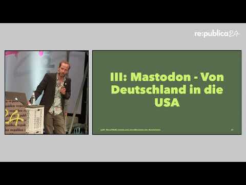 re:publica 2024: Marcel Weiß - Wo ist Europas Gestaltungswille beim Social Web?