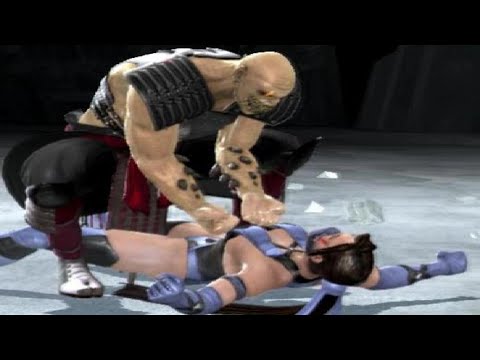 Mortal Kombat Vs DC Universe - All Character Finishing Moves On Kitana