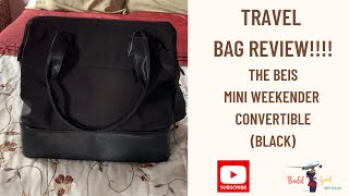 Beis Mini Weekender Convertible Bag Review | Solo Travel Bags