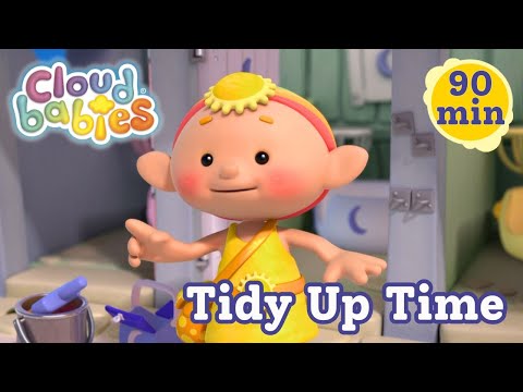 It's Tidy Up Time 🧺🧹 | Mothers Day Compilation | Cloudbabies Official