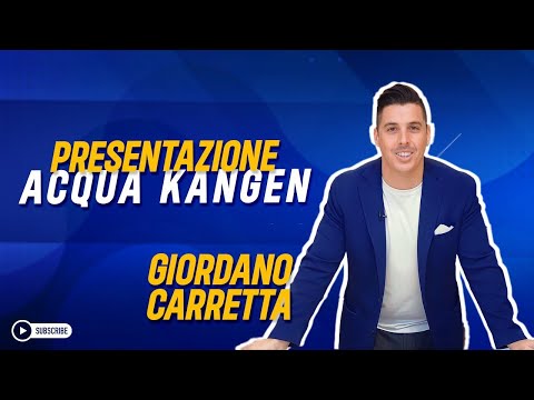 Kangen Water Demonstration in Italian - Enagic | Giordano Carretta
