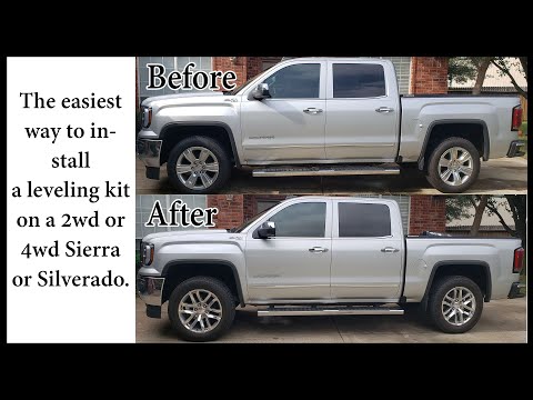 The easiest way to install a leveling kit on a Silverado or GMC Sierra.