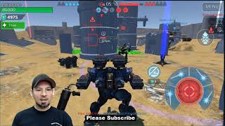 New Map Factory, Atomizer and at 18:45 A Giant Crap attack Happens, war robots test server
