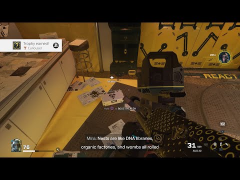 Rainbow Six Extraction How to unlock Curiouser trophy/Achievement Guide #R6E