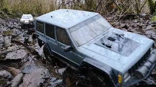 preview picture of video 'Let's Find Some MUD | Scx10 II Jeep Cherokee XJ and OG Honcho'