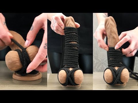 Step by Step Bondage Cock and Ball Restraint with Bondage Rope | Pulse and Cocktails