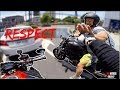 MOTORCYCLE RIDER RESPECT TO OTHER RIDERS ENDORSING TOYOTA DAILY OBSERVATION STYLE 47