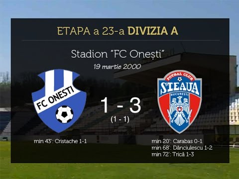 19.03.2000 FC Onesti - Steaua 1-3, Etapa a 23-a, Divizia A