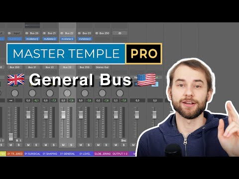 Master Temple PRO - 3. GENERAL BUS Tutorial 🇬🇧 (English)