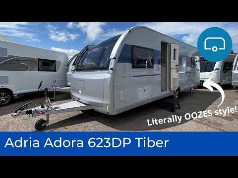 Contemporary Luxury 4 berth Caravan for couples - Adria Adora 623DP Tiber