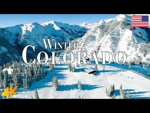 Winter Colorado 4K Ultra HD • Stunning Footage Colorado, Scenic Relaxation Film with Calming Music.
