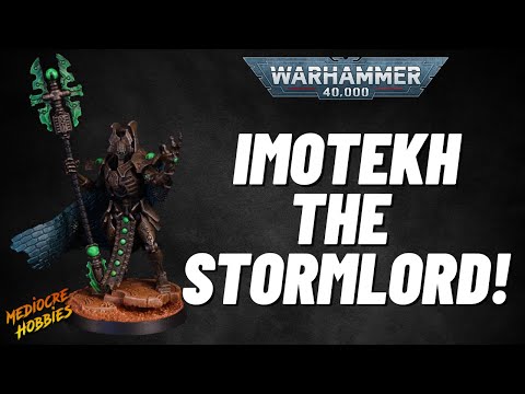 how to paint Imotekh the Stormlord for Necrons in #warhammer40k with just a few paints!