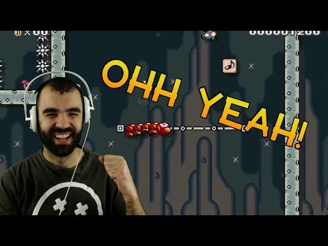 Super Mario Maker - PACO vs Eviscerate (Super Expert Level - 0.11 Clear Rate)