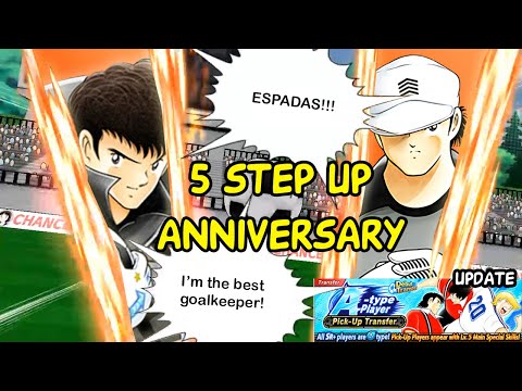 GACHA STEP UP 2nd ANNIVERSARY TICKET + Update Agility Pick Up | Captain Tsubasa Dream Team Indonesia