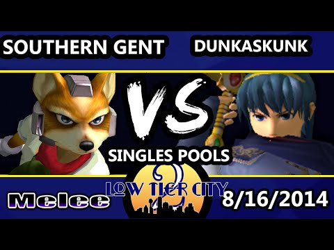 LTC2 - Dunk A Skunk (Marth, Fox) Vs. Southern Gent (Fox) SSBM Pools - Smash Bros. Melee