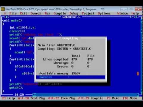Basic Program In C In Tamil