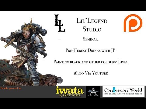 Patreon Live Stream: Painting Black and Other Colours