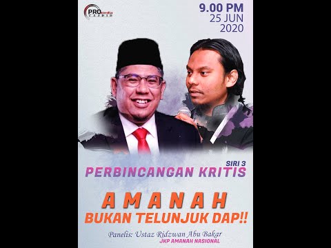 25-06-2020 AMANAH : Bukan Telunjuk DAP | Hard talk (siri 3)