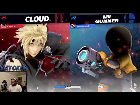 Super Smash Bros. Ultimate: Kayoken (Cloud) vs Cleanscout (Sans) Twitch Clip