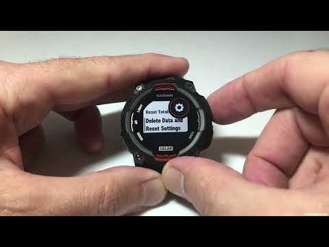 Garmin Instinct 3 - How to Wipe / Reset to Factory Default