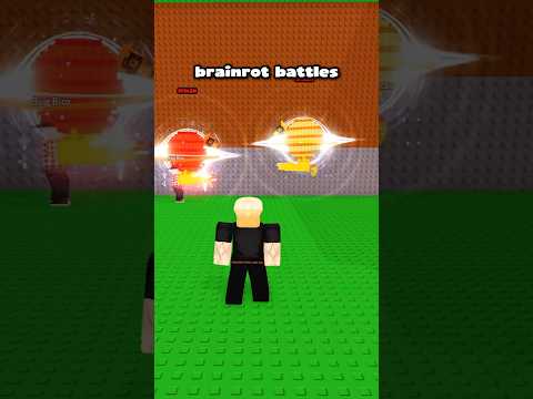 Brainrot battle in Steal A Brainrot #stealabrainrot #brainrot #roblox