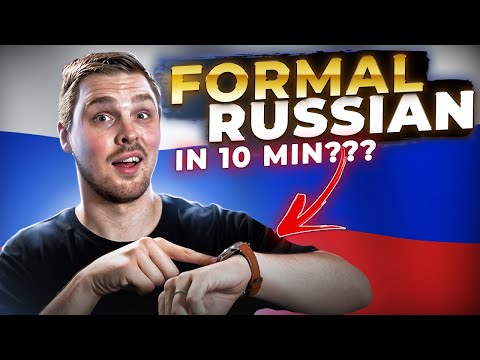 Learn Russian FORMAL vs INFORMAL in 10 minutes