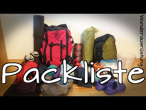 Meine Wanderausrüstung | Packliste| Bestandsaufnahme: Was fehlt?