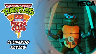 NECA TMNT Pizza Club Leonardo Action Figure Review
