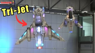 FUTURISTIC Tri-Jet S-91X Pegasus TRIO Gravity Defying Flight Demonstration | Created by Dietmar Metz