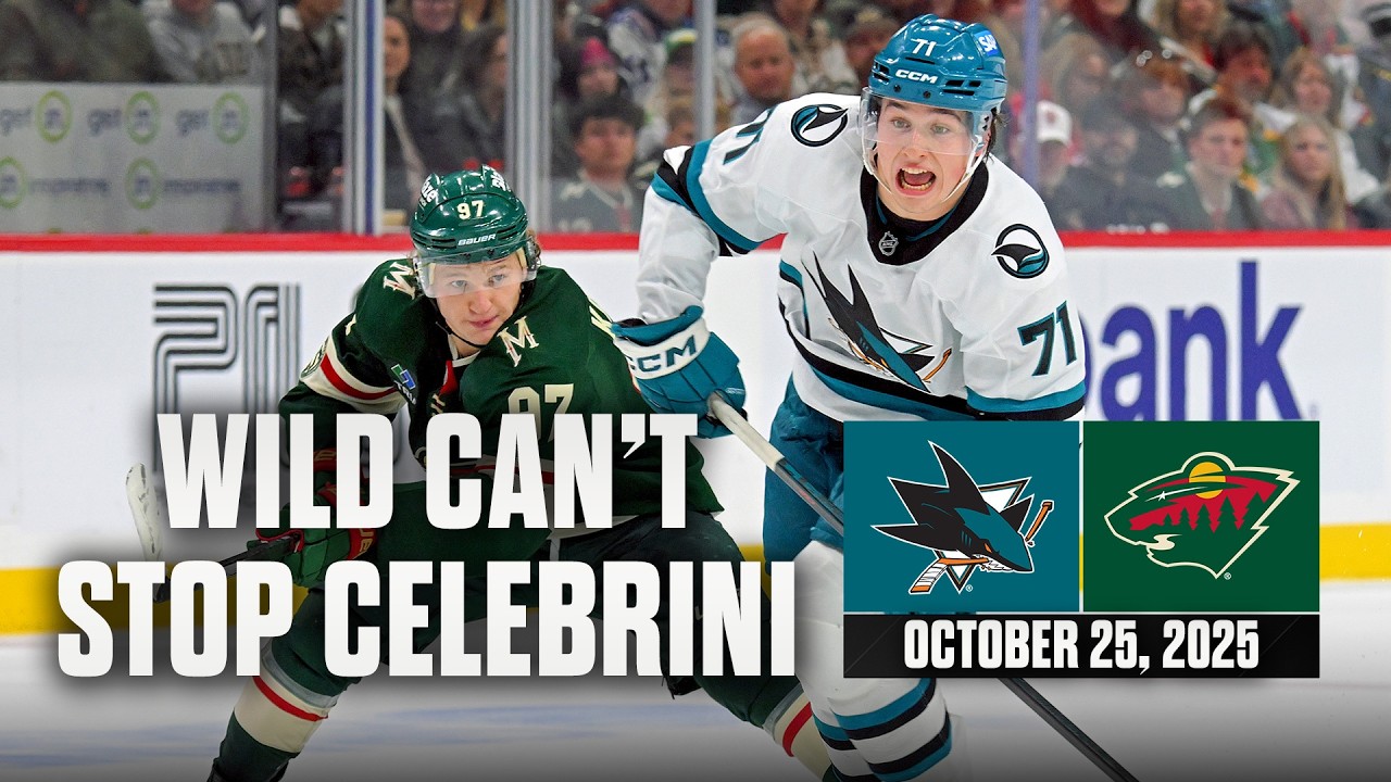 FULL REPLAY: Overtime Thriller | Sharks vs. Wild | 2025-26 Regular Season